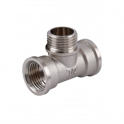 Трійник 1/2″ВЗВ нікельований NT336S OPTIMUM Трійник 1/2″ВЗВ нікельований NT336S OPTIMUM