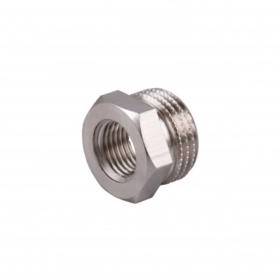 Футорка 1/2″х1/4″ЗВ нікельована (манометр) NF313S OPTIMUM Футорка 1/2″х1/4″ЗВ нікельована (манометр) NF313S OPTIMUM
