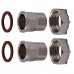Комплект штуцерів 1″х3/4″ВЗ нікельований NU543B OPTIMUM
