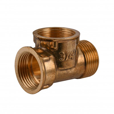 Трійник 3/4″ВВЗ латунний LT444S OPTIMUM Трійник 3/4″ВВЗ латунний LT444S OPTIMUM