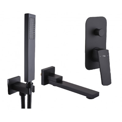 Змішувач для ванни вбудований TOPAZ LEXI TLG 21202-200N-BL