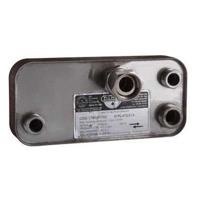 Теплообмінник паяний Zilmet ZB195 13P 17B1951302 Теплообмінник паяний Zilmet ZB195 13P 17B1951302