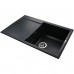 Гранітна мийка Globus Lux KOMO графіт 790х500мм-А0001