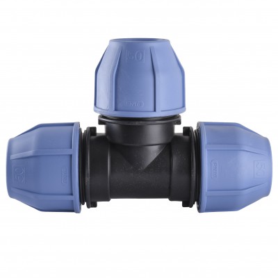 Трійник ПНД Vsplast 50*50*50 3001 Трійник ПНД Vsplast 50*50*50 3001