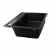 Гранітна мийка Globus Lux VOLTA чорний металік 570х510мм-А0001