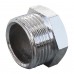 Заглушка з зовнішньою різьбою SOLOMON 1/2″ хром 4001
