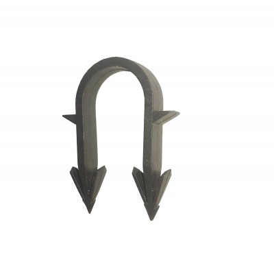 Гарпун-скоба для кріплення труби теплої підлоги Ø16-20 довжина 45мм чорна PREMIUM (100шт) Гарпун-скоба для кріплення труби теплої підлоги Ø16-20 довжина 45мм чорна PREMIUM (100шт)