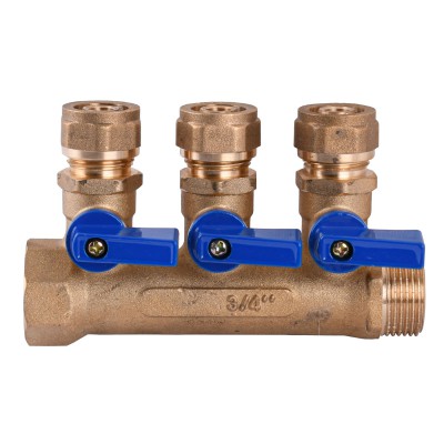 Колектор CRISTAL 3/4х16 ″3-ою з перекриванням (NM-1018) Колектор CRISTAL 3/4х16 ″3-ою з перекриванням (NM-1018)