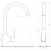 Змішувач для кухні Globus Lux Laguna GLA-0203SL