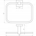 Тримач рушників Globus Lux SQ 9407 SUS304