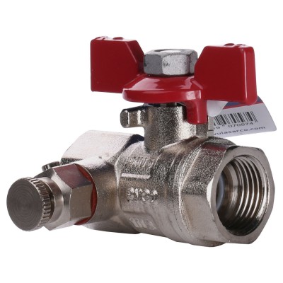 Кран кульовий повнопрохідний ARCO VA30 1/2″ 152203 (752203) з краном Маевського