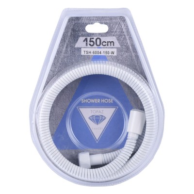 Шланг душовий TOPAZ TSH-6004-150-W 150см Шланг душовий TOPAZ TSH-6004-150-W 150см