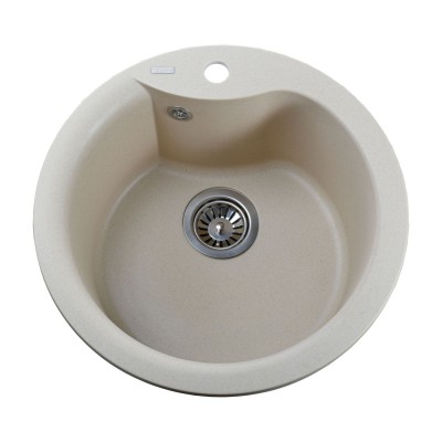 Гранітна мийка Globus Lux ORTA слонова кiстка 485 Гранітна мийка Globus Lux ORTA слонова кiстка 485