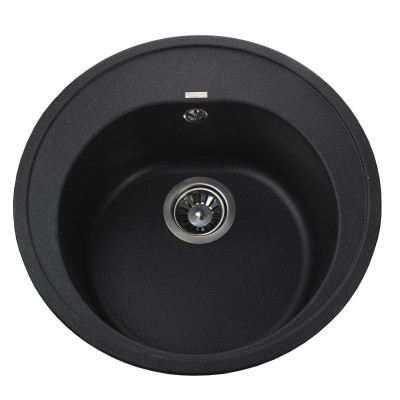 Гранітна мийка Globus Lux MARTIN чорний металікк 510мм-А0001 Гранітна мийка Globus Lux MARTIN чорний металікк 510мм-А0001