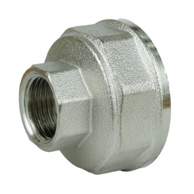 Муфта редукційна 1″х1/2″ВВ нікельована восьмигранна А0331А(нк) Муфта редукційна 1″х1/2″ВВ нікельована восьмигранна А0331А(нк)