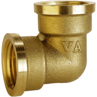 Кутник 3/4″ВВ латунний А0102-1А Кутник 3/4″ВВ латунний А0102-1А