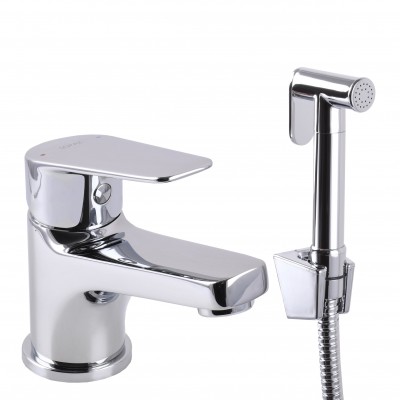 Змішувач для умивальника TOPAZ CAPRI TCA-15206-H43 гігієнічний зі стоп-лійкою вбудований клапан D35 Змішувач для умивальника TOPAZ CAPRI TCA-15206-H43 гігієнічний зі стоп-лійкою вбудований клапан D35