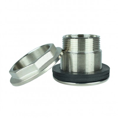 Врізання в бак 1 1/2″З нікельоване посилене Б5105А(нк)