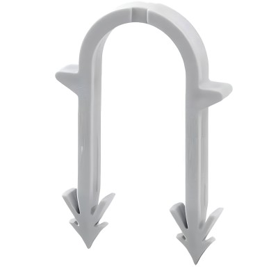 Гарпун-скоба для кріплення труби теплої підлоги Ø16 довжина 55мм біла (100шт)