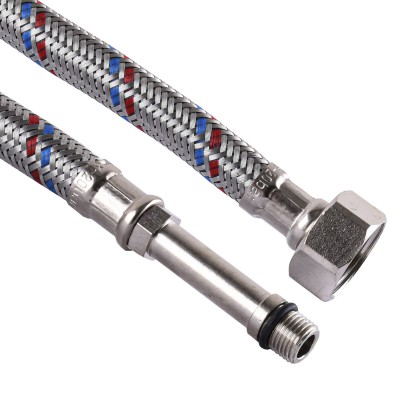 Шланг для змішувача Solomon (нерж.) М10х1/2″ 0,4м HY6201 A довг. Шланг для змішувача Solomon (нерж.) М10х1/2″ 0,4м HY6201 A довг.