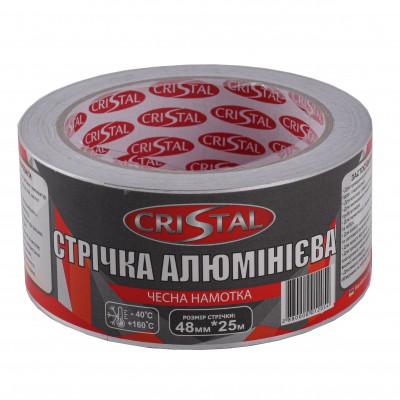 Стрічка алюмінієва CRISTAL 48мм х 25м Стрічка алюмінієва CRISTAL 48мм х 25м