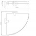 Полиця угловая Perfect Sanitary Appliances SP 8117