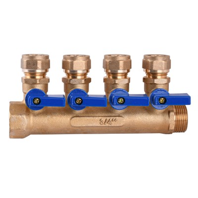 Колектор CRISTAL 3/4х16 ″4-ої з перекриванням (NM-1018) Колектор CRISTAL 3/4х16 ″4-ої з перекриванням (NM-1018)