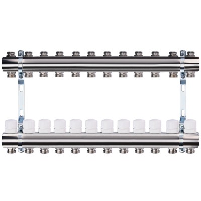 Колектор з регуляторами та кріпленням ECO001B 1″x12 Колектор з регуляторами та кріпленням ECO001B 1″x12