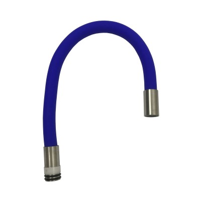 Вилив змішувача SPLR-4-BU для кухні SUS304 Гофрований, силікон СИНІЙ , монтаж в корпус Вилив змішувача SPLR-4-BU для кухні SUS304 Гофрований, силікон СИНІЙ , монтаж в корпус