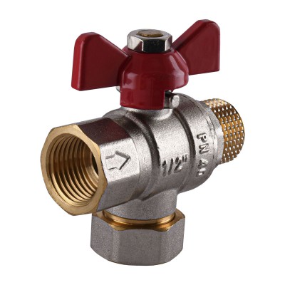 Кран кульовий прямий з фільтром SOLOMON 1/2″ ЗВ КБ PN40 3888 Кран кульовий прямий з фільтром SOLOMON 1/2″ ЗВ КБ PN40 3888