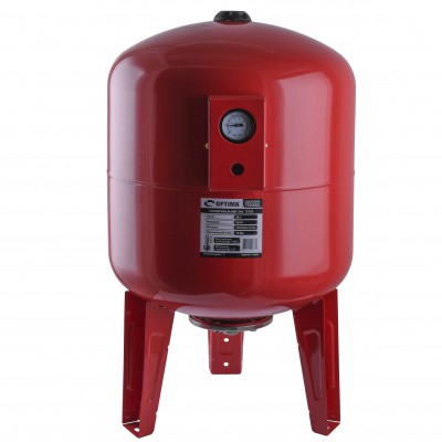 Бак Optima cal-pro для систем опалення 80л 10bar вертик. ( з манометром ) Бак Optima cal-pro для систем опалення 80л 10bar вертик. ( з манометром )