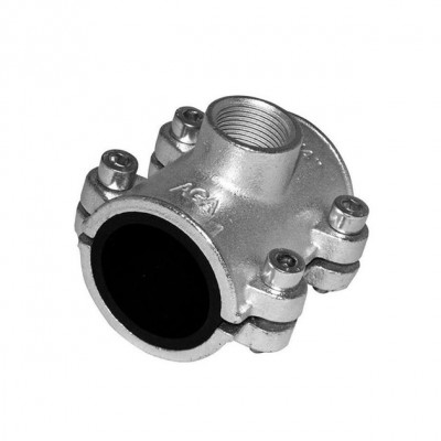 Врізка в трубу з внутрішньою різьбою DN40(47,9-48,8 мм) х 3/4″ OBD AGAflex Врізка в трубу з внутрішньою різьбою DN40(47,9-48,8 мм) х 3/4″ OBD AGAflex