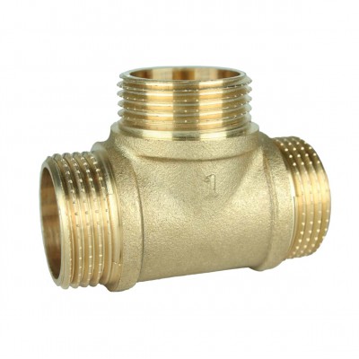 Трійник 1″ЗЗЗ латунний А0275А Трійник 1″ЗЗЗ латунний А0275А
