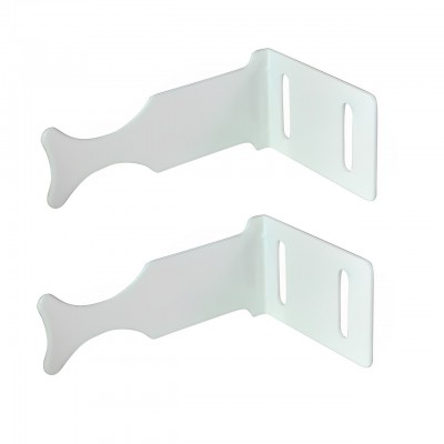 Комплект кронштейнів радіатора CRISTAL NS-1014 (NR-1012W) кутовий білий 45х75х100мм (2шт) Комплект кронштейнів радіатора CRISTAL NS-1014 (NR-1012W) кутовий білий 45х75х100мм (2шт)