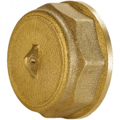 Заглушка 1 1/2″В латунна під пломбу А1011Ако