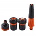 ECO-PWB5500-34 BLACK LINE, Комплект з 4 елементів для поливу на шланг 3/4″ bradas Польша