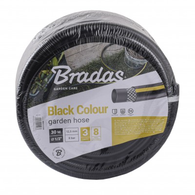 Шланг для поливу BLACK COLOUR 1/2″ 30м, Bradas Польща чорний WBC1/230 Шланг для поливу BLACK COLOUR 1/2″ 30м, Bradas Польща чорний WBC1/230