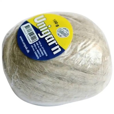 Пакля, льон сантехнічний Unigarn 100g UNIPAK (моток)