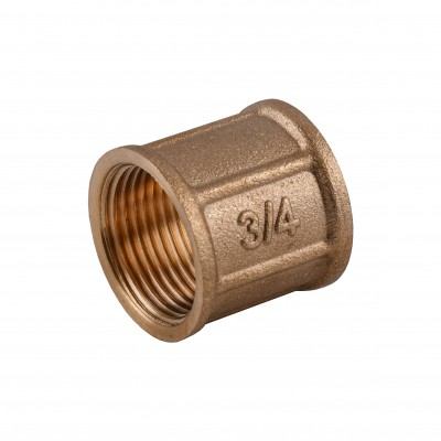 Муфта 3/4″ВВ латунна LM441S OPTIMUM Муфта 3/4″ВВ латунна LM441S OPTIMUM