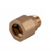 З'єднання зажимне пряме для труби Ø22мм 1/2″З латунне LS332S OPTIMUM