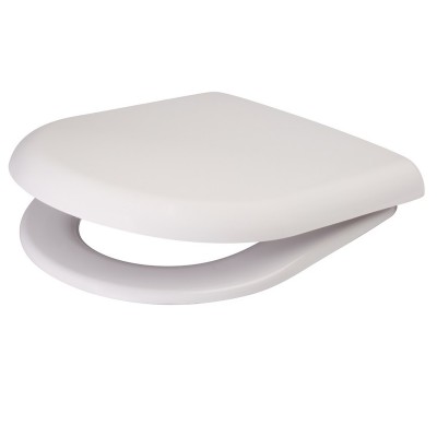 Кришка для унітазу Cersanit MERIDA поліпропілен з металевим кріпленням Кришка для унітазу Cersanit MERIDA поліпропілен з металевим кріпленням