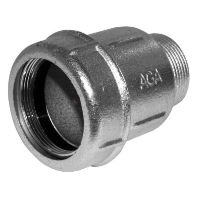 З'єднання пряме зажимне з зовнішньою різьбою DN40(47,7-51,7 мм) х 1 1/2″ AK AGAflex