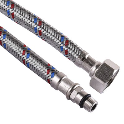 Шланг для змішувача Solomon (нерж.) М10х1/2″ 0,7м HY6201 B кор. Шланг для змішувача Solomon (нерж.) М10х1/2″ 0,7м HY6201 B кор.