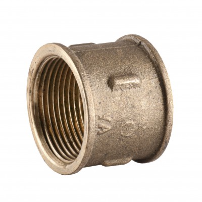 Муфта 1 1/4″ВВ латунна А0308А Муфта 1 1/4″ВВ латунна А0308А