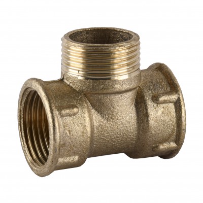 Трійник 1″ВЗВ латунний 232-1Б Трійник 1″ВЗВ латунний 232-1Б