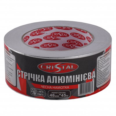 Стрічка алюмінієва CRISTAL 48мм х 45м Стрічка алюмінієва CRISTAL 48мм х 45м