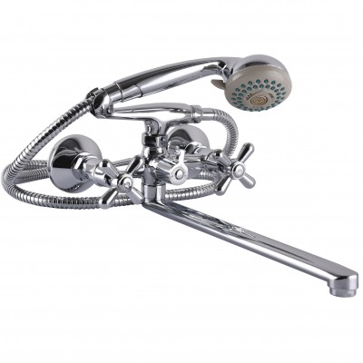 Змішувач для ванни Globus Lux GB-DOMINOX-0316-Euro перемикач латунь L350мм Змішувач для ванни Globus Lux GB-DOMINOX-0316-Euro перемикач латунь L350мм