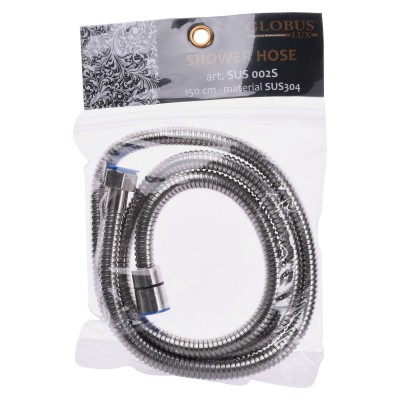 Шланг душовий Globus Lux SUS-002S-150- в упаковці NH Шланг душовий Globus Lux SUS-002S-150- в упаковці NH