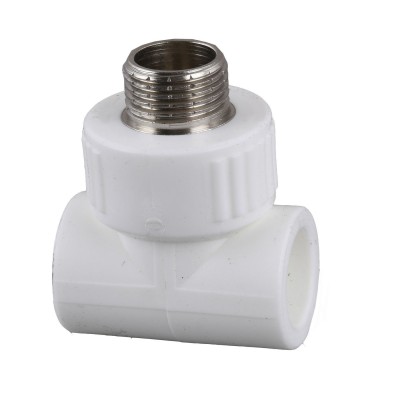 Трійник зовнішня різьба Kalde PPR ф32х3/4 (білий) 2019 Трійник зовнішня різьба Kalde PPR ф32х3/4 (білий) 2019