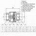 Клапан зворотного ходу води SOLOMON 1 1/4″ C6022 лат. шток